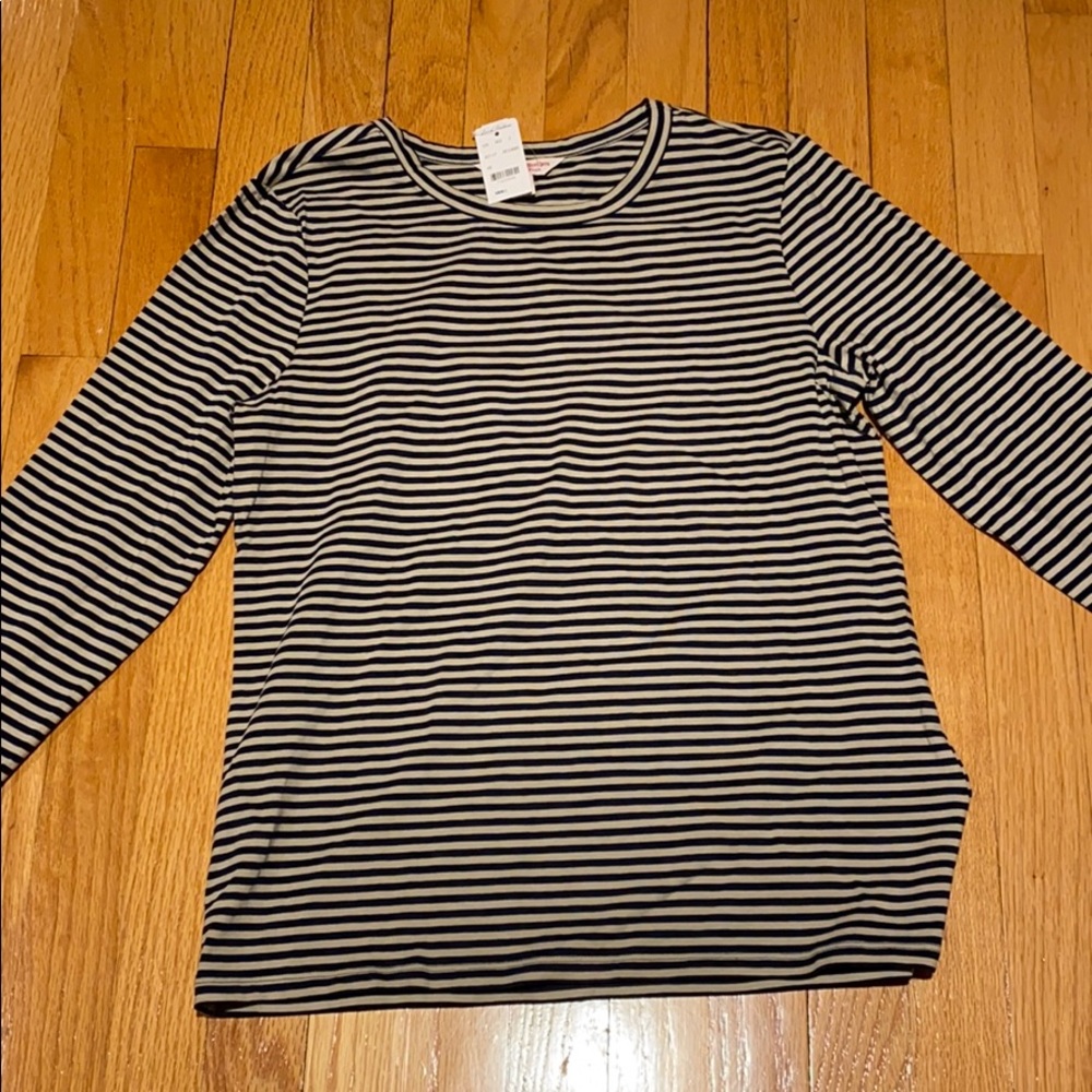 Brooks Brothers Red Fleece Striped Long Sleeve